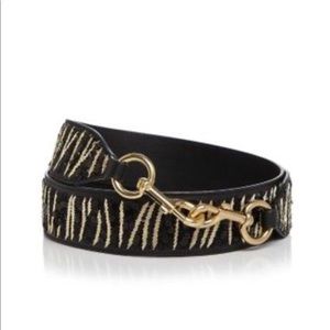 Marc Jacobs ZEBRA Leather Guitar Handbag Strap